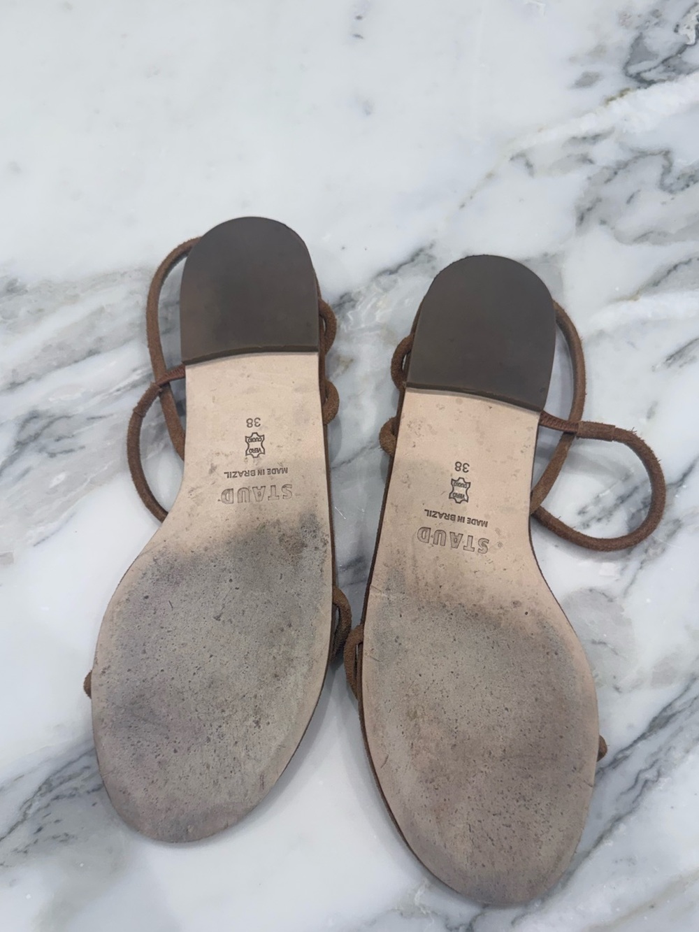 STAUD Laurel Sandal - Tan Suede - Picture 6 of 6